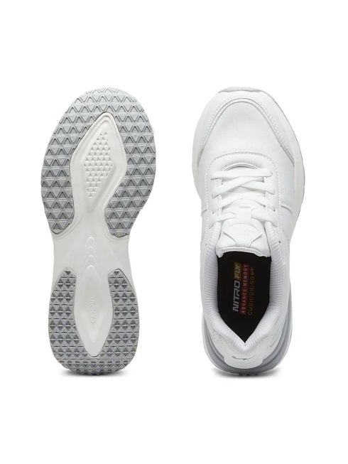 GLAMS White Women's Sneakers